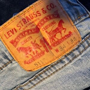 Mens Levi Jeans slim 34x34